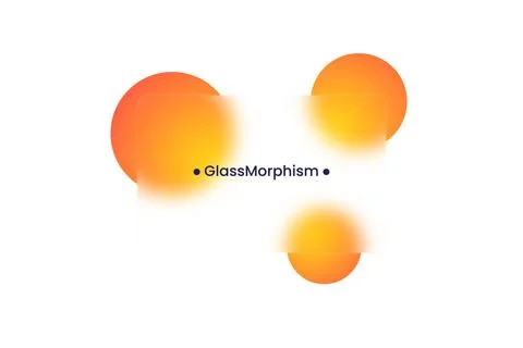 Abstract background. Transparent frame in glass morphism style 库存插图
