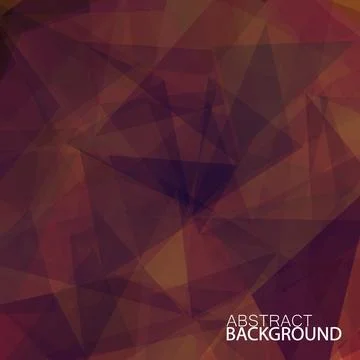 Abstract background of transparent geometric shapes. Vector illustration Illustrazione stock