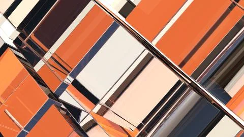Abstract background of transparent glass Stock Illustration