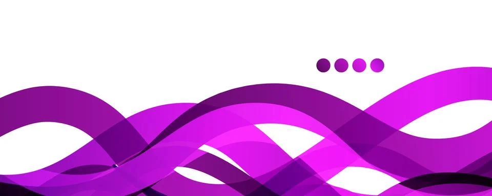 Abstract background - transparent overlapping wavy lines on white pattern Stock Illustration