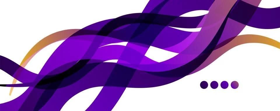 Abstract background - transparent overlapping wavy lines on white pattern 스톡 일러스트
