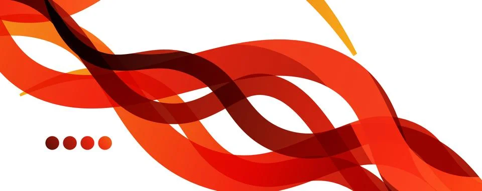 Abstract background - transparent overlapping wavy lines on white pattern 스톡 일러스트