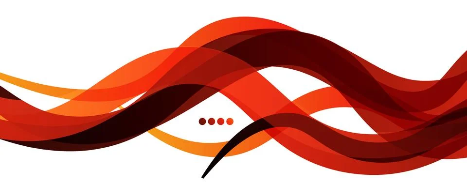 Abstract background - transparent overlapping wavy lines on white pattern イラスト素材