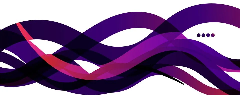 Abstract background - transparent overlapping wavy lines on white pattern 스톡 일러스트