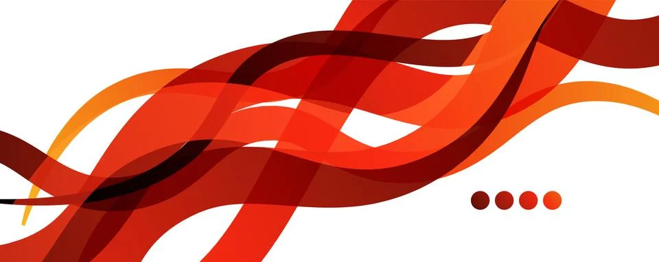 Abstract background - transparent overlapping wavy lines on white pattern 스톡 일러스트