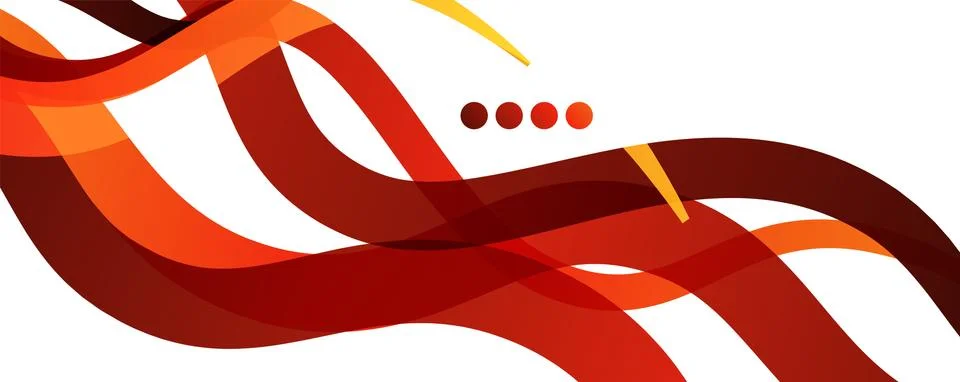 Abstract background - transparent overlapping wavy lines on white pattern イラスト素材
