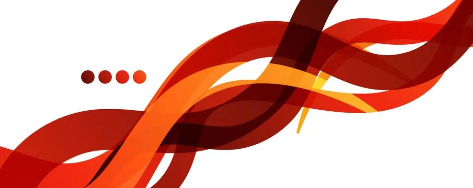 Abstract background - transparent overlapping wavy lines on white pattern 스톡 일러스트