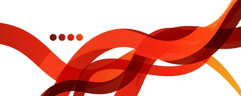 Abstract background - transparent overlapping wavy lines on white pattern イラスト素材