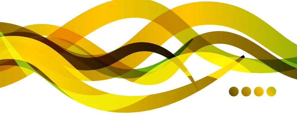Abstract background - transparent overlapping wavy lines on white pattern 스톡 일러스트