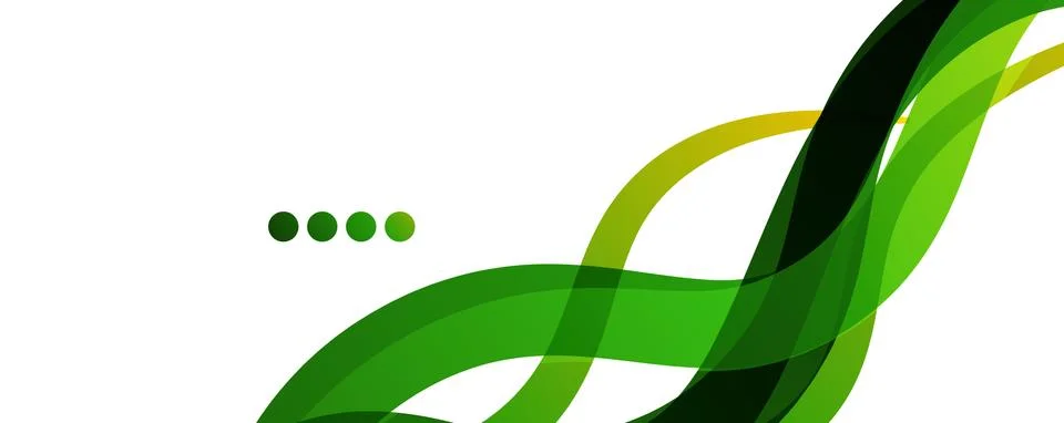 Abstract background - transparent overlapping wavy lines on white pattern Stock Illustration