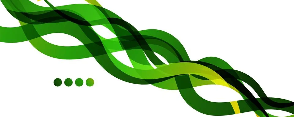 Abstract background - transparent overlapping wavy lines on white pattern 스톡 일러스트