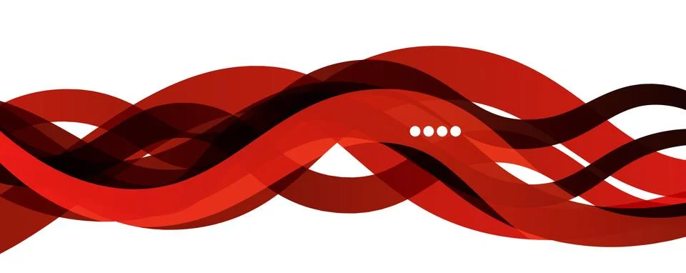 Abstract background - transparent overlapping wavy lines on white pattern 스톡 일러스트