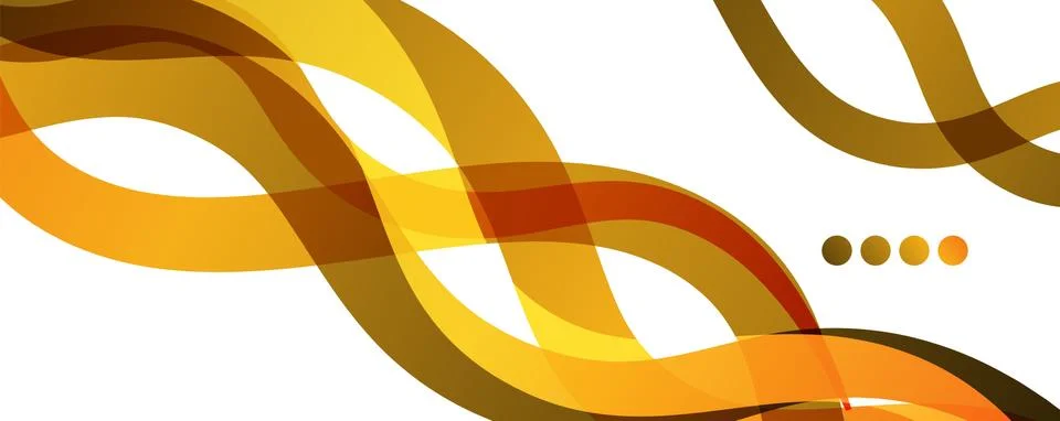 Abstract background - transparent overlapping wavy lines on white pattern 스톡 일러스트