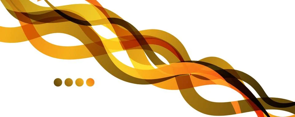Abstract background - transparent overlapping wavy lines on white pattern 스톡 일러스트