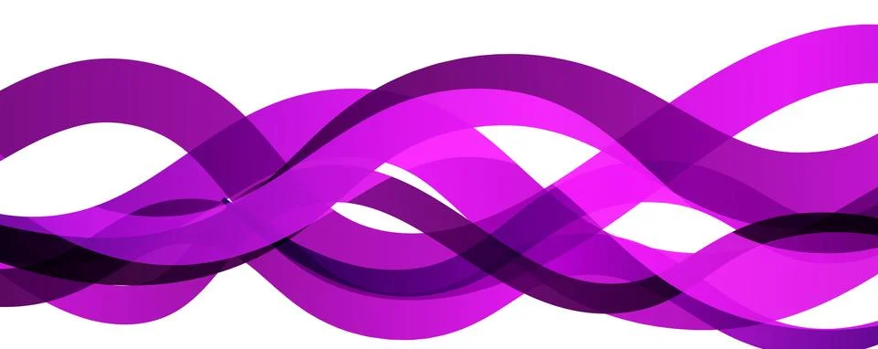 Abstract background - transparent overlapping wavy lines on white pattern 스톡 일러스트