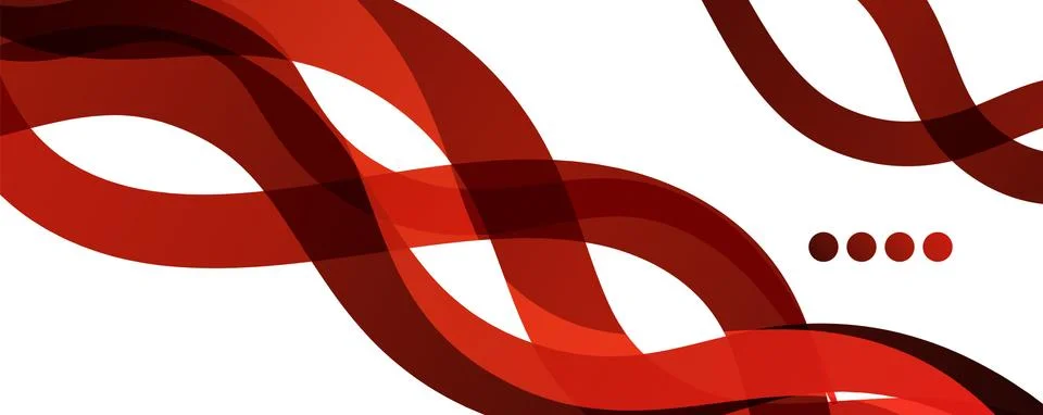 Abstract background - transparent overlapping wavy lines on white pattern 스톡 일러스트