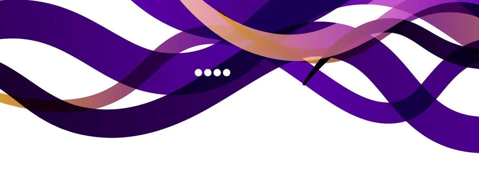 Abstract background - transparent overlapping wavy lines on white pattern イラスト素材