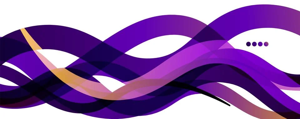 Abstract background - transparent overlapping wavy lines on white pattern 스톡 일러스트