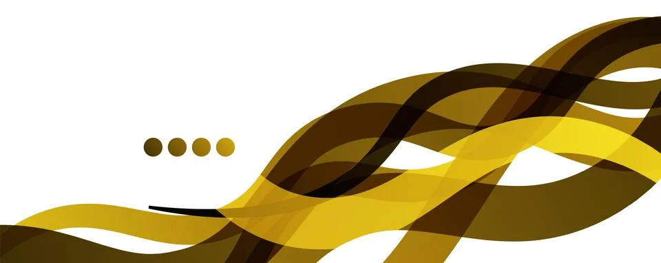 Abstract background - transparent overlapping wavy lines on white pattern Stock Illustration