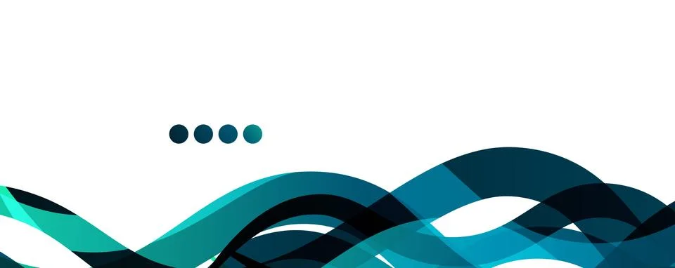 Abstract background - transparent overlapping wavy lines on white pattern 스톡 일러스트