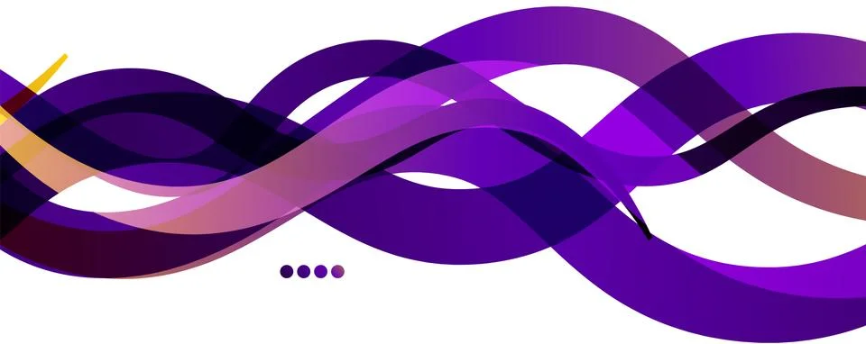 Abstract background - transparent overlapping wavy lines on white pattern 스톡 일러스트