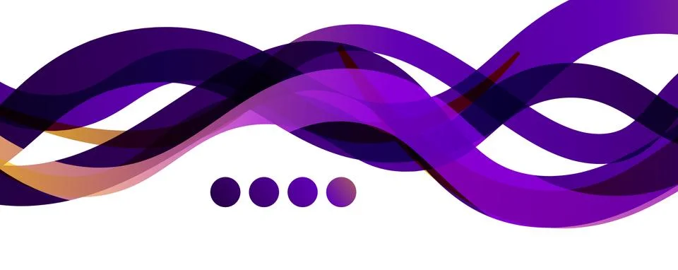 Abstract background - transparent overlapping wavy lines on white pattern イラスト素材