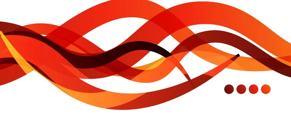 Abstract background - transparent overlapping wavy lines on white pattern 스톡 일러스트