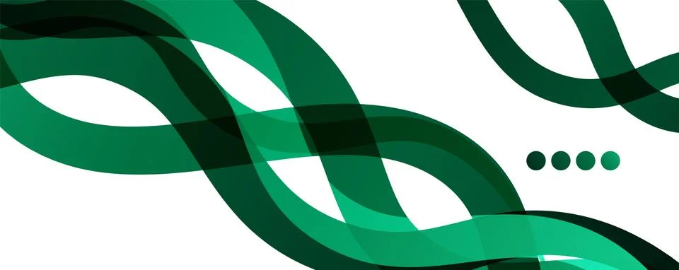 Abstract background - transparent overlapping wavy lines on white pattern 스톡 일러스트
