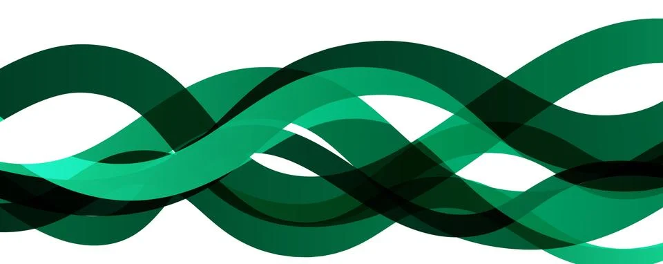 Abstract background - transparent overlapping wavy lines on white pattern 스톡 일러스트