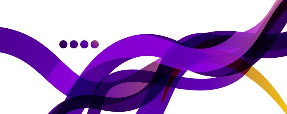 Abstract background - transparent overlapping wavy lines on white pattern 스톡 일러스트