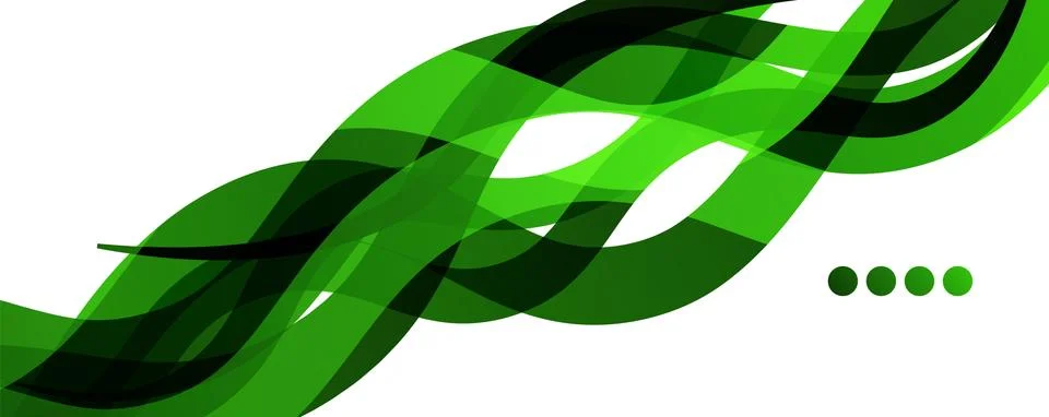 Abstract background - transparent overlapping wavy lines on white pattern 스톡 일러스트