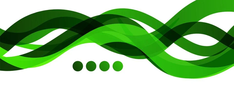 Abstract background - transparent overlapping wavy lines on white pattern 스톡 일러스트