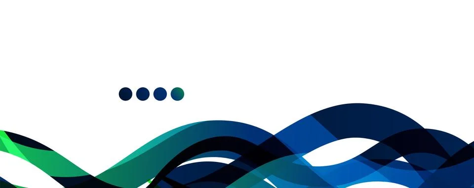 Abstract background - transparent overlapping wavy lines on white pattern 스톡 일러스트