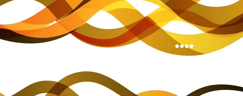 Abstract background - transparent overlapping wavy lines on white pattern 스톡 일러스트