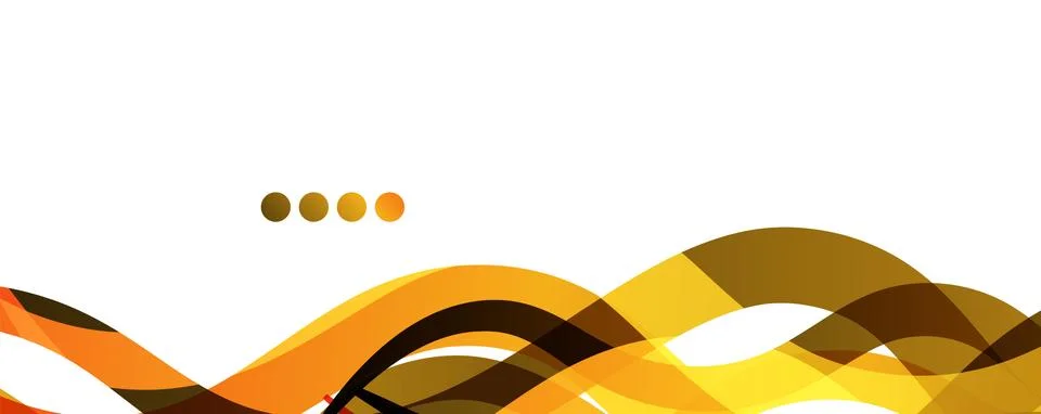 Abstract background - transparent overlapping wavy lines on white pattern Illustrazione stock