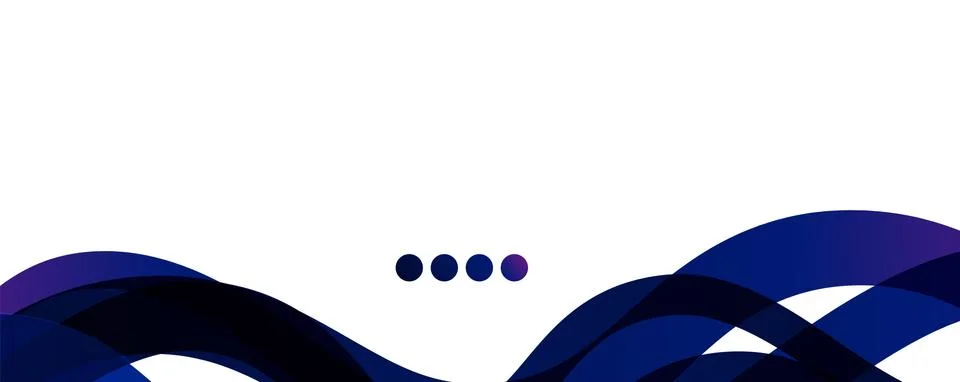 Abstract background - transparent overlapping wavy lines on white pattern Illustrazione stock