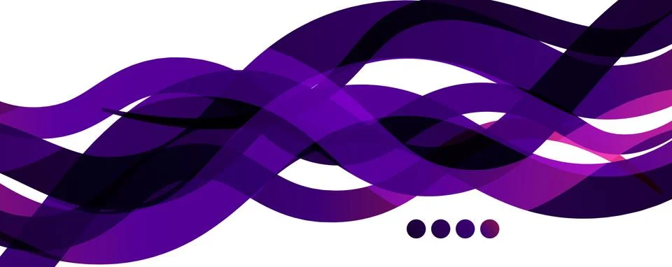 Abstract background - transparent overlapping wavy lines on white pattern 스톡 일러스트