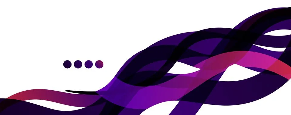Abstract background - transparent overlapping wavy lines on white pattern 스톡 일러스트