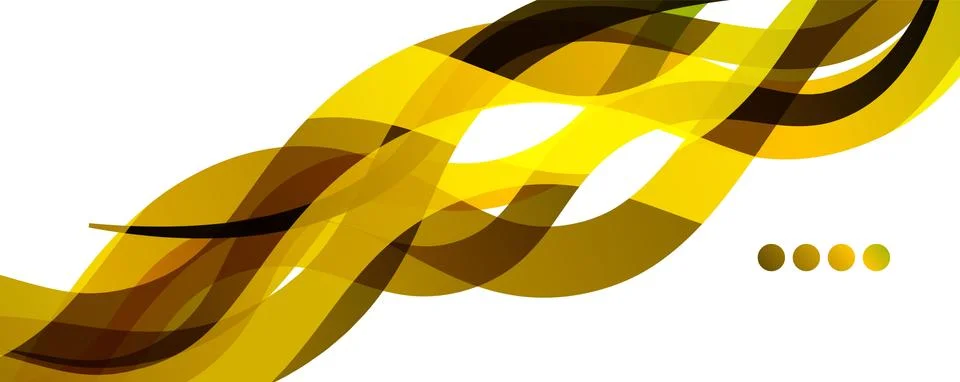 Abstract background - transparent overlapping wavy lines on white pattern 스톡 일러스트