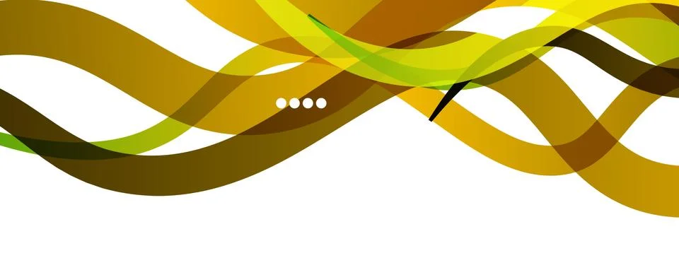 Abstract background - transparent overlapping wavy lines on white pattern 스톡 일러스트