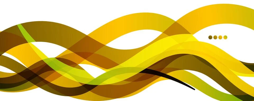 Abstract background - transparent overlapping wavy lines on white pattern Stock Illustration