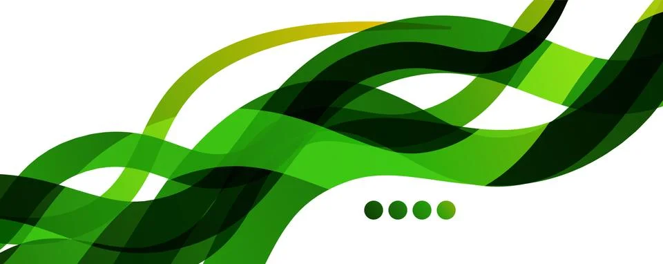 Abstract background - transparent overlapping wavy lines on white pattern Stockillustratie