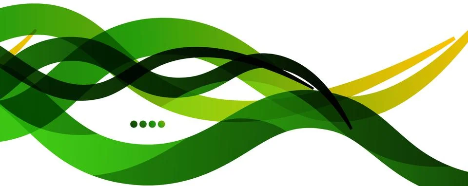 Abstract background - transparent overlapping wavy lines on white pattern 스톡 일러스트