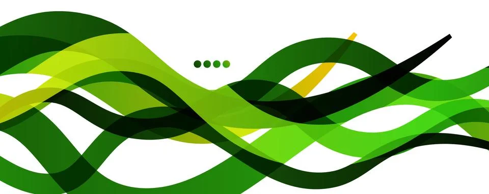 Abstract background - transparent overlapping wavy lines on white pattern 스톡 일러스트