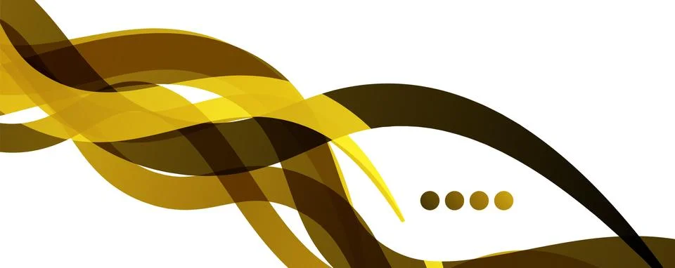 Abstract background - transparent overlapping wavy lines on white pattern 스톡 일러스트