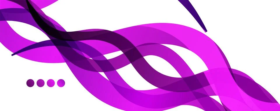 Abstract background - transparent overlapping wavy lines on white pattern 스톡 일러스트