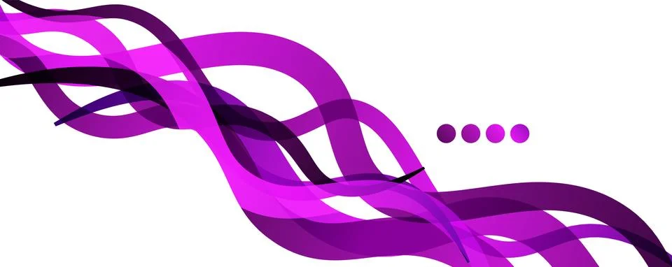 Abstract background - transparent overlapping wavy lines on white pattern 스톡 일러스트