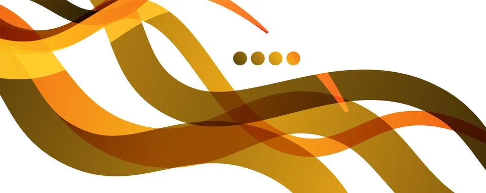 Abstract background - transparent overlapping wavy lines on white pattern 스톡 일러스트