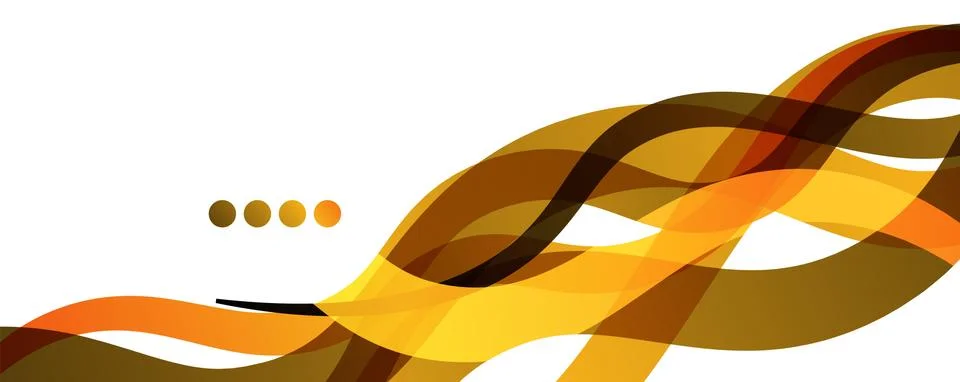 Abstract background - transparent overlapping wavy lines on white pattern 스톡 일러스트