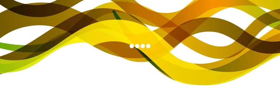Abstract background - transparent overlapping wavy lines on white pattern 스톡 일러스트